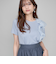 アシメショルダーフリルTシャツ≪手洗い可能≫
