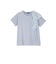 アシメショルダーフリルTシャツ≪手洗い可能≫
