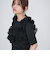 ギャザーフリルTシャツ≪手洗い可能≫