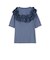 ギャザーフリルTシャツ≪手洗い可能≫