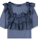 ギャザーフリルTシャツ≪手洗い可能≫