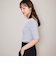 リボンレースカラーリブニット≪手洗い可能≫