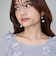 3Dフラワーボートネックニット≪手洗い可能≫