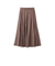 シルキーローンウエストプリーツスカート≪手洗い可能≫