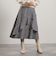ツィードライクアシメフリルスカート≪手洗い可能≫