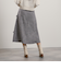 ツィードライクアシメフリルスカート≪手洗い可能≫