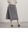 ツィードライクアシメフリルスカート≪手洗い可能≫