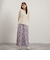マルチフラワーイージーワイドパンツ≪手洗い可能≫