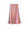 シルキーヘビーサテンスカート≪手洗い可能≫