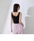 レースパーツデュアルフェイスタンクトップ