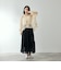 フラワー刺繍テキスタイルカーディガン