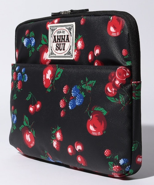 アナスイ ANNASUI PCケース パソコンケース イチゴブルーベリー柄 Amazon | アナスイ アップサイクルII PCケース 横幅(W):35cm/高