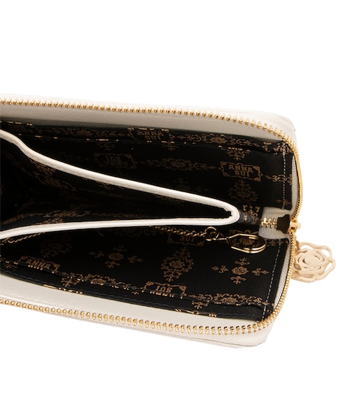 アナスイ ANNA SUI ウィズスネーク Lファスナー2つ折り財布