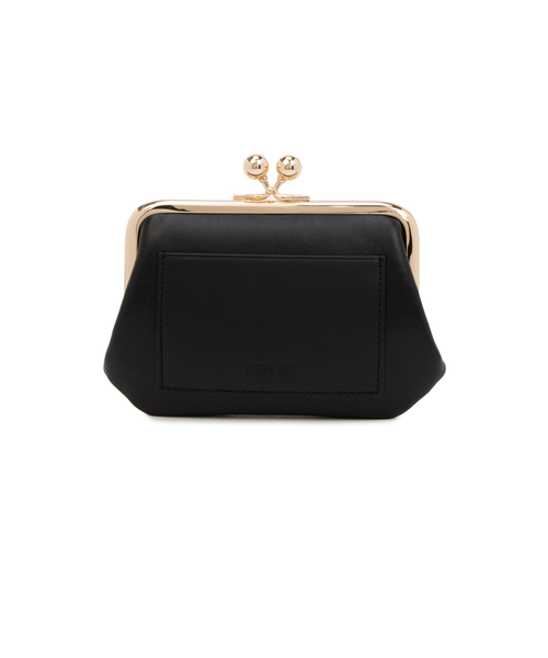 ANNA SUI ミニ財布 アナスイ ANNA SUI ブルーム 口金ミニ財布 （クロ） -人気