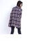 シャギーチェックチェスターコート