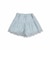 裾 刺繍 スカラップ ボタン ショートパンツ (80～130cm)