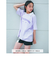 【 ニコ☆プチ 8月号 掲載 】 付け襟 ロゴ プリント BIG シルエット Tシャツ (130~160cm)