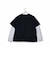 モノグラム シアー インナー + ロゴ Tシャツ レイヤード セット (130~160cm)