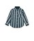 ロゴ リバーシブル コットン ガーゼ ボーダーシャツ (100~160cm)