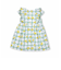 【お揃い】コットンチェックシトロンプリントワンピース(90~140cm)