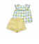 【お揃い】コットンレモン柄チュニックパンツセットベビー(80~90cm)