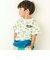 アニマル恐竜柄切り替え半袖Tシャツ(80~130cm)