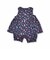 フリル襟チェリー柄チュニック+ブルマセットアップベビー(70~80cm)