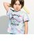 【お揃い】コットンタイダイ柄恐竜プリント半袖Tシャツ(80~130cm)