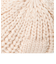 ウサミミネコミミケーブル編みニットベレー帽(48~55cm)