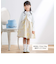 【日本製】ラメフクレジャガード花柄ジャンパースカート(110~130cm)