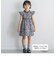 前立てデザインシック花柄ワンピース(95~150cm)