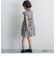 前立てデザインシック花柄ワンピース(95~150cm)