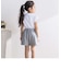 裾カットウエストベルト風キュロットパンツ(95~150cm)