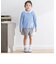 裾カットウエストベルト風キュロットパンツ(95~150cm)