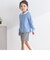 裾カットウエストベルト風キュロットパンツ(95~150cm)