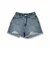 ロゴウエストダメージデニムショートパンツ(130~160cm)