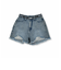 ロゴウエストダメージデニムショートパンツ(130~160cm)