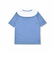 セーラー付け襟テレコ半袖Tシャツ(90~160cm)