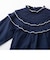 タイプライラーラウンドフリルタック長袖ブラウス(100~150cm)