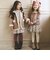 【お揃い】【reductionコラボ】レオパードフローラルペプラムショートパンツ(90~150cm)
