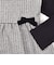 【お揃い】ラメ千鳥格子ドッキングワンピース(90~150cm)