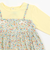 ブロード小花柄ドッキングチュニック+パンツセット(80~90cm)