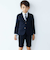 モクロディ裾ダブルスラックスハーフパンツ(110~130cm)