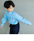 カラー織ネームストライプシャツ(110~160cm)