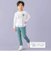 エッフェル塔レタープリントレイヤード風長袖Tシャツ(90~150cm)