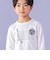エッフェル塔レタープリントレイヤード風長袖Tシャツ(90~150cm)