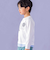 エッフェル塔レタープリントレイヤード風長袖Tシャツ(90~150cm)