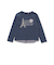 エッフェル塔レタープリントレイヤード風長袖Tシャツ(90~150cm)