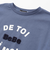 ロゴ半袖Tシャツ+マルチボーダー長袖Tシャツセット(90~150cm)