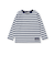 ロゴ半袖Tシャツ+マルチボーダー長袖Tシャツセット(90~150cm)
